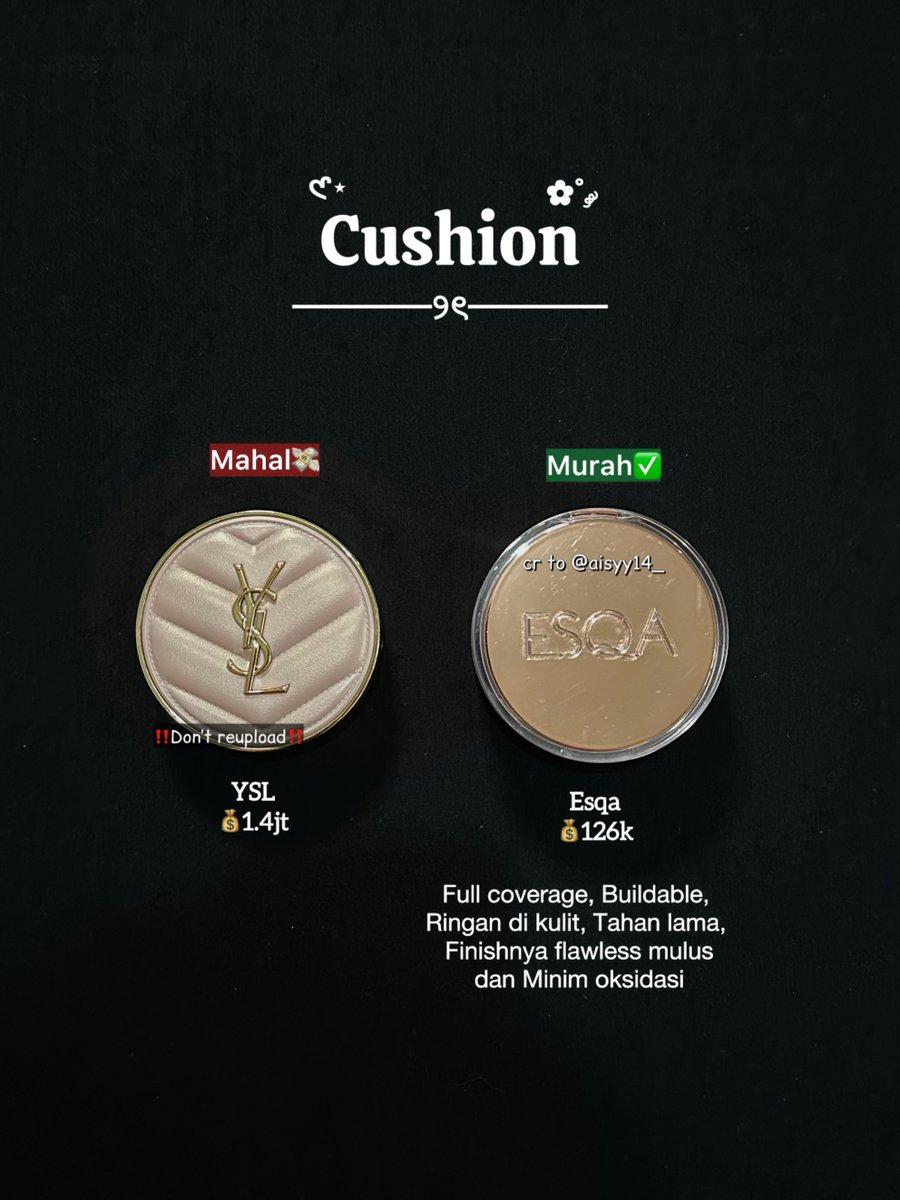 FelixQuertiw's tweet photo. ➡️ High-end makeup alternatives 💸. https://t.co/HLKaSui8IL