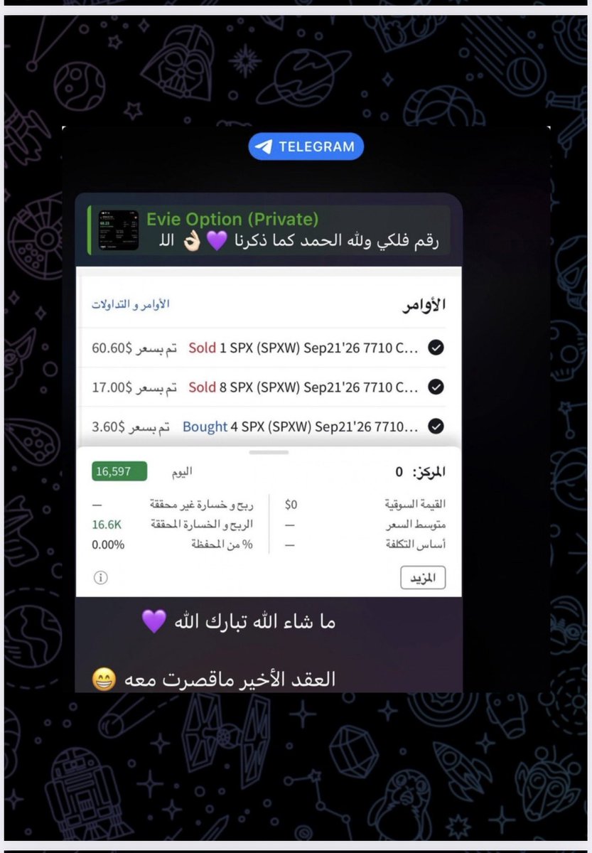 Evieoption's tweet photo. ما شاء الله تبارك الله BOOM فعلياً 💜👌🏻

#spx https://t.co/Hhk4LiRnr2