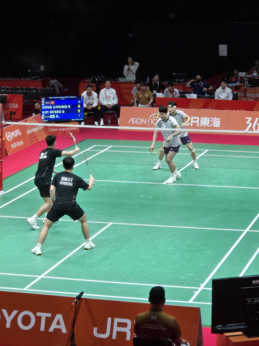 ChicaBadminton's tweet photo. スンジェ、ウンホは
相変わらずエグい!!
楽しいーー https://t.co/jQM2KxQuCx