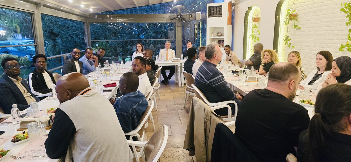 ReadProjectorg's tweet photo. The day concluded with a Welcome Dinner hosted by the Rector of @universitemdpu, bringing together the READ partners and host team. 3/3.
@EU_in_Somalia @EUErasmusPlus @ICESomalia https://t.co/d9MUm02Fkg