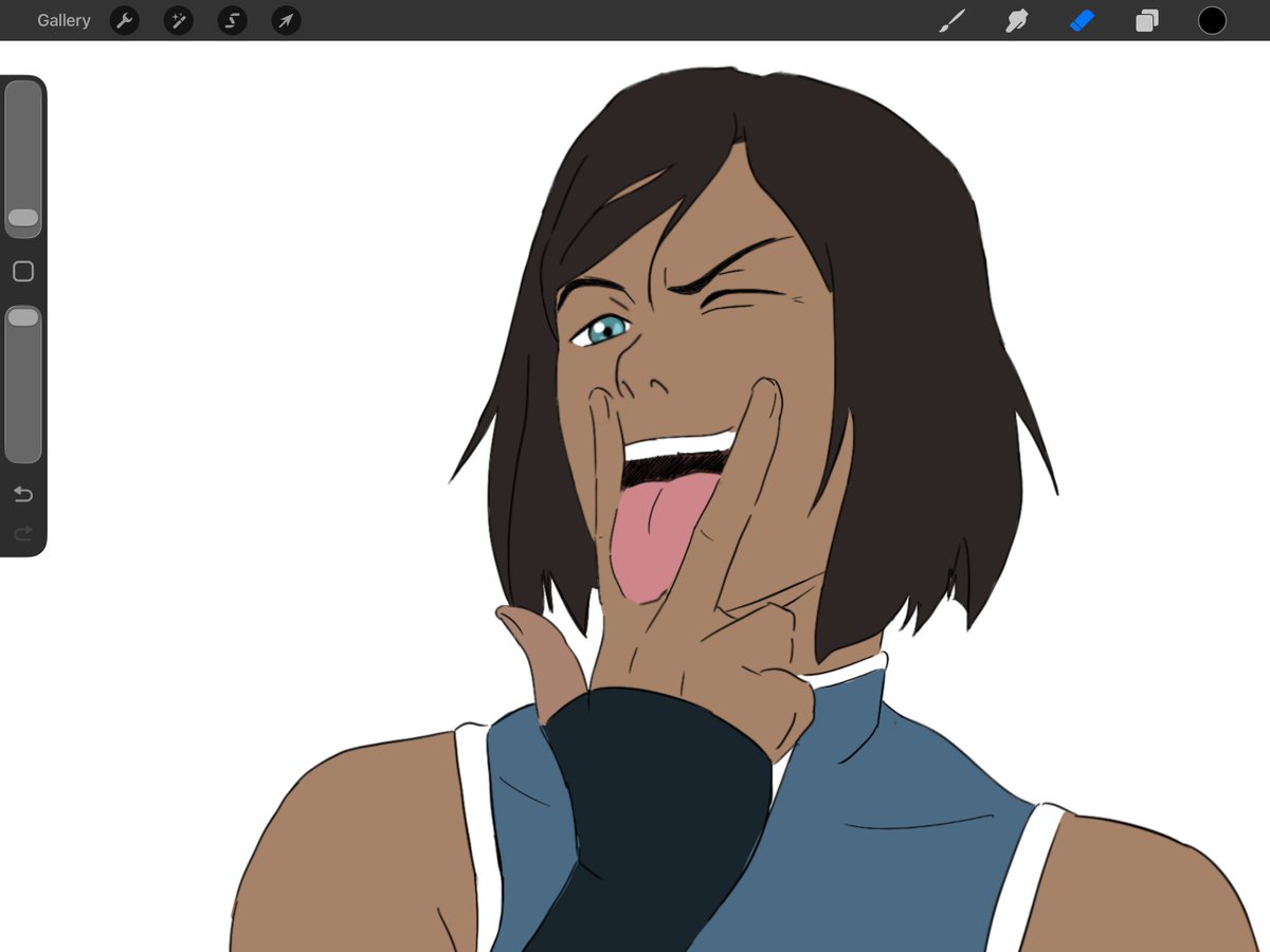 Leeza1219's tweet photo. Korra, you need to chill fr 😩 https://t.co/4bq5jl180c
