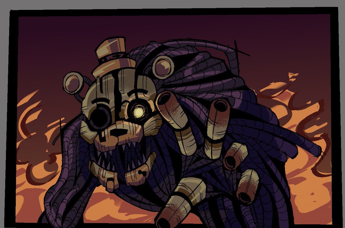 OfftheFritz0's tweet photo. Molten Freddy from that pizza sim #fnaf https://t.co/SkiLpTHlhY