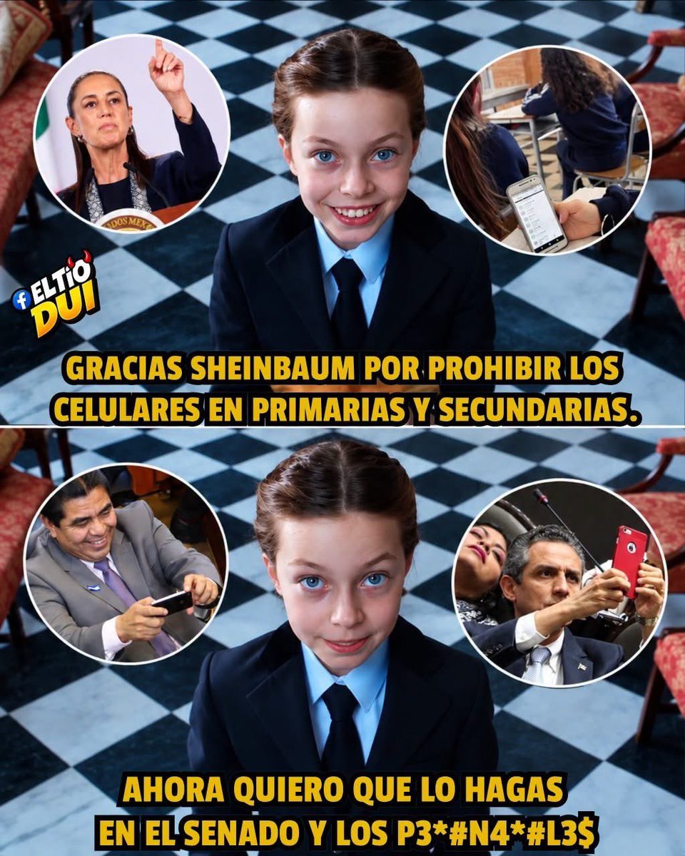 VigiaCiudadano7's tweet photo. 📵 ADIÓS AL CELULAR EN LAS ESCUELAS

Claudia Sheinbaum anunció que, a partir del 3 de noviembre, habrá restricciones para el uso de celulares en primarias y secundarias de México, incluso durante el recreo. 📚📱

La medida busca reducir distracciones y fomentar la convivencia entre los estudiantes.