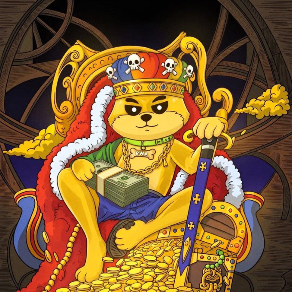 Kubraz1's tweet photo. @davidgokhshtein No perfect entry, just pick your risk and send it 

If you’re gonna degen, might as well degen into a dog that digs up gold

That’s $RWA, the safest bet 🐕🥇 https://t.co/UFRqaMQKyQ