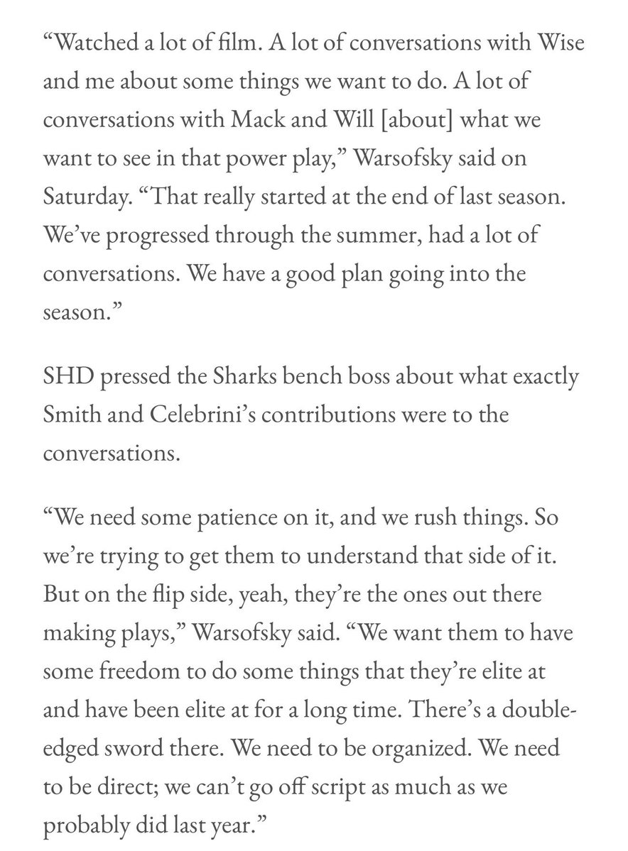 rawfearss's tweet photo. mack-will -wenny-cags-cherny group for pp1 and mack + will having input on developing the power play… oh this is EVERYTHING i ordered i am buzzing bring shockey NOW https://t.co/ELjLqBYEQB