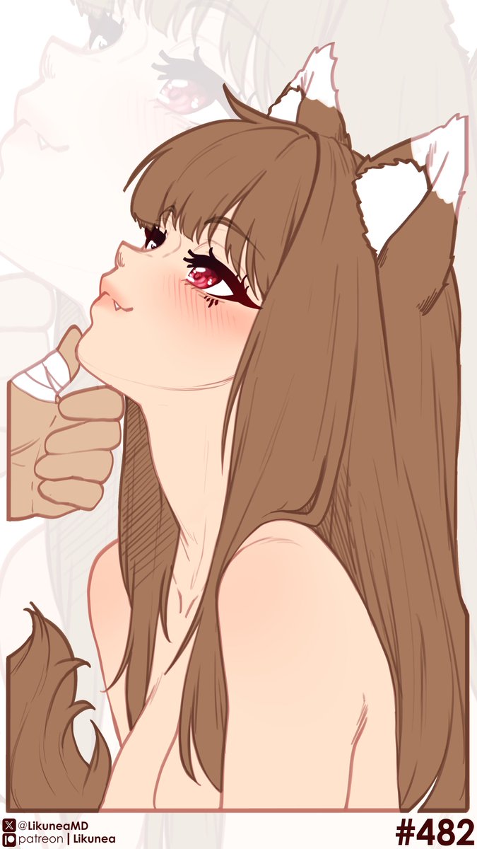 LikuneaMD's tweet photo. 🌾Day  482🌾                                                                      

Early access to finished works and polls:                                https://t.co/IFVTGyXTiK 

#100日チャレンジ #daily_holo #holo #horo #spiceandwolf #狼と香辛料 #digitalart #digitalartwork #animegirl #nsfw