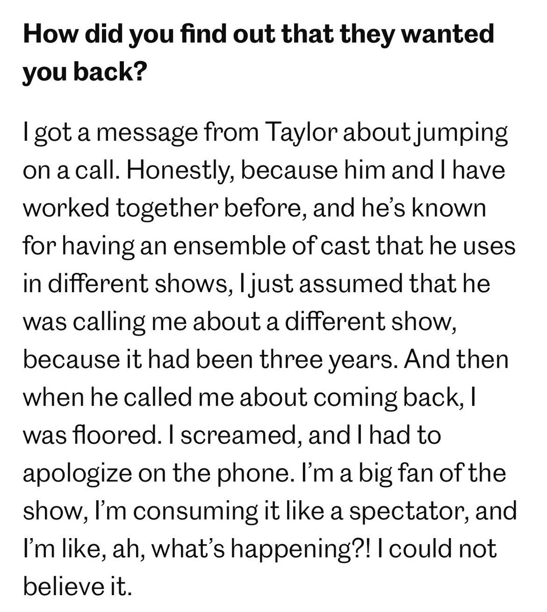 LIONESSUPDATE's tweet photo. 🖋️ | Stephanie Nur on how she found out they wanted her back for Season 3 of "Lioness"!! [21.09.26]

via Entertainment https://t.co/4GkBhdu2dE