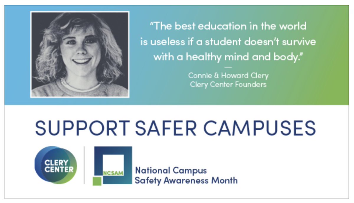 TelecorInc's tweet photo. The 2026 #NCSAM theme is “Investing in Impact.”

The conversation: How can colleges and universities continue advancing meaningful safety initiatives when resources are limited?

Safety requires more than investment. It requires priorities, planning and sustained commitment. @CleryCenter https://t.co/wHQA8xWTnt