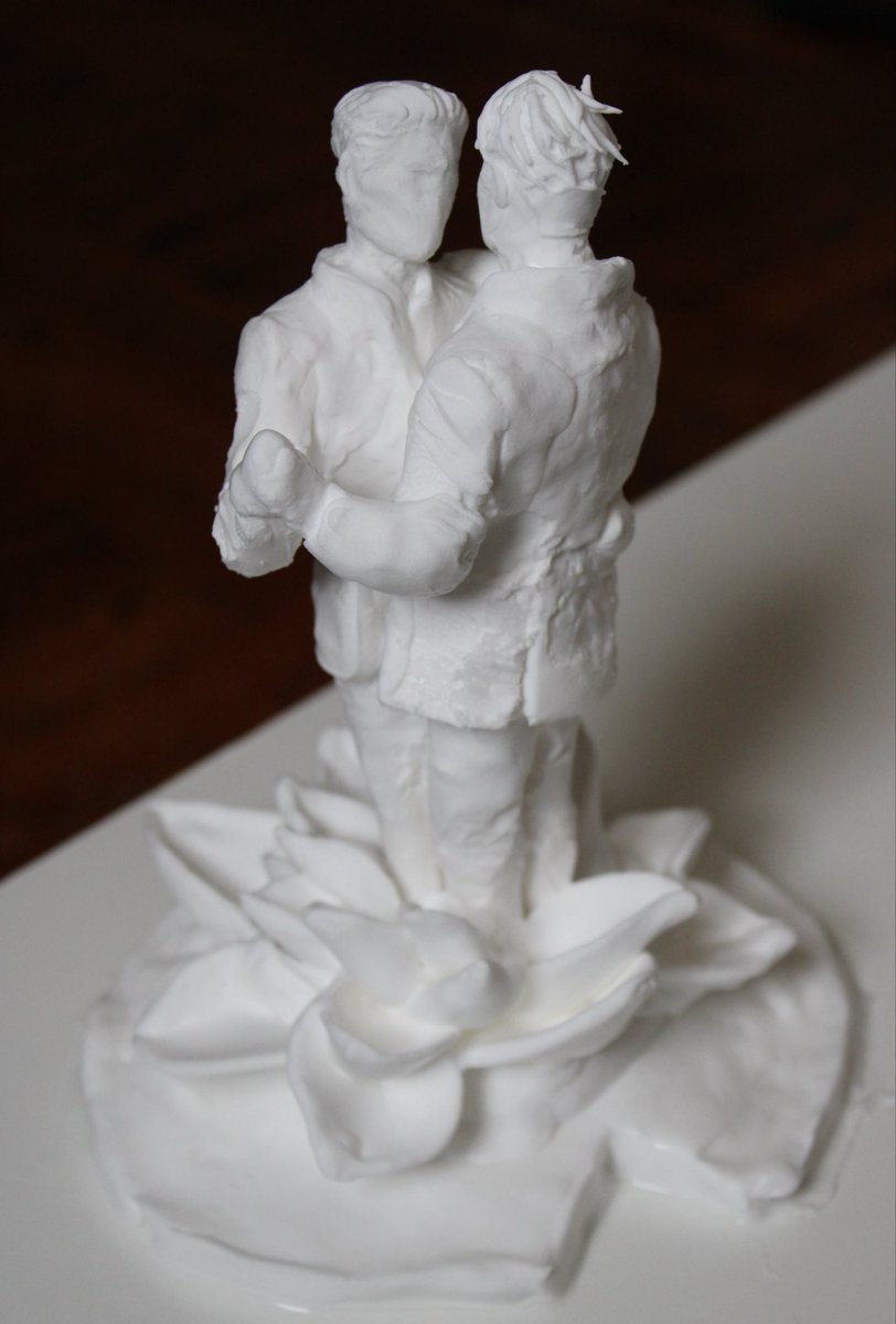 onkaesu's tweet photo. 100 follower special ૮₍ ˃̵͈᷄ . ˂̵͈᷅ ₎ა
Inspired by chapter 208 
I haven’t done a figure sculpture in a while lwk washed 
#에우리디케는없다 https://t.co/ALzYOHHXCP