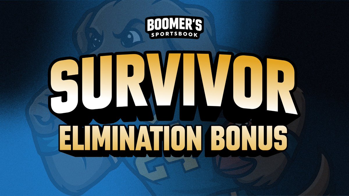betwithboomer's tweet photo. Eliminated from Survivor? 👀 

Boomer's Survivor Elimination Bonus has you covered! We're hooking up new and existing customers with a $50 Bonus Bet with proof of elimination! 

#BetWithBoomer https://t.co/Lv3WTNvU0E