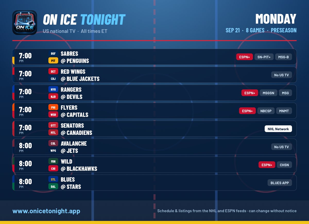 OnIceTonight tweet picture
