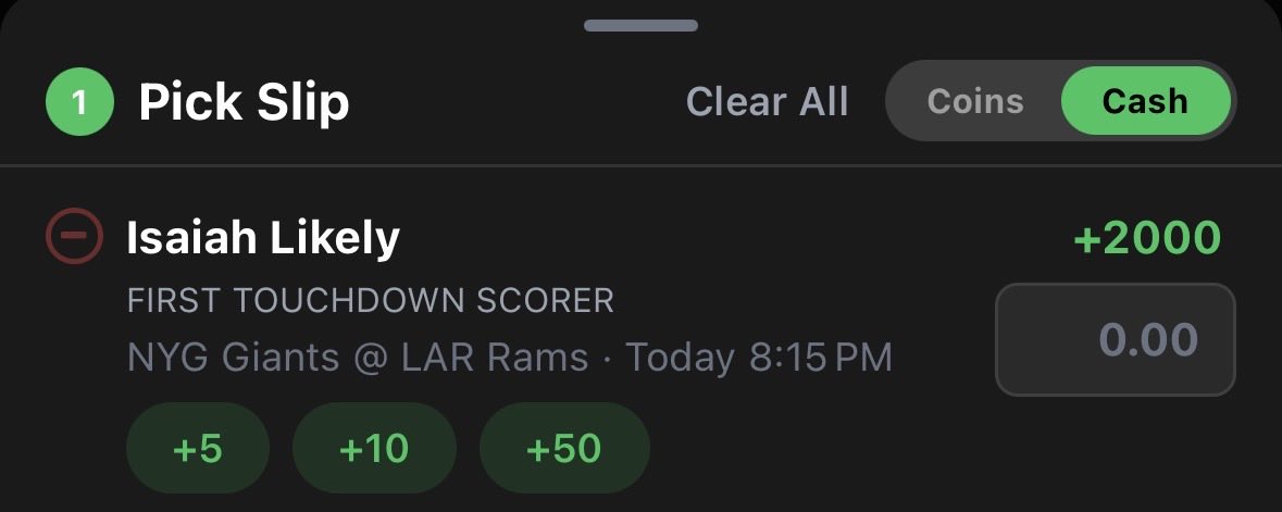 laurentlocks's tweet photo. ISAIAH LIKELY FIRST TD +2000

I LIKE IT , I LIKE IT ALOT . LOCK IT 🔐‼️

ONLY ON @courtsideapp 

DEPOSIT $10 AND GET $50 IN FREE PICKS, $50 FOR SLOTS (CASINO)
USE MY CODE "LAURENT" WHEN YOU SIGN UP. https://t.co/TOWOIv25L7 https://t.co/NBxi2f7TpD