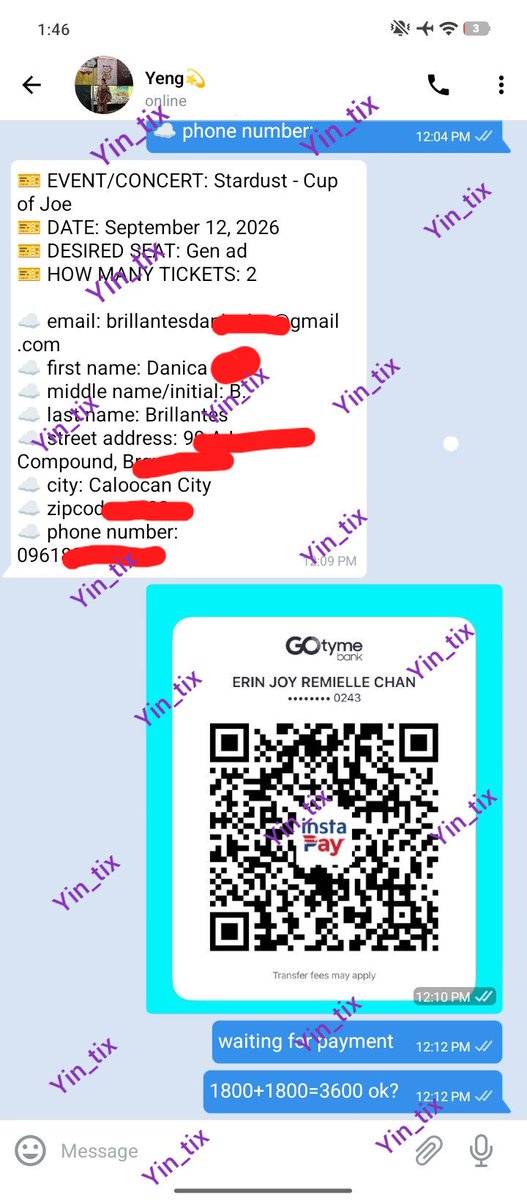 Yin_tix's tweet photo. Successful ticket purchase assistance 💯
Thank you all for your trust and support 🙏☺️ https://t.co/yg27ggbHKs
