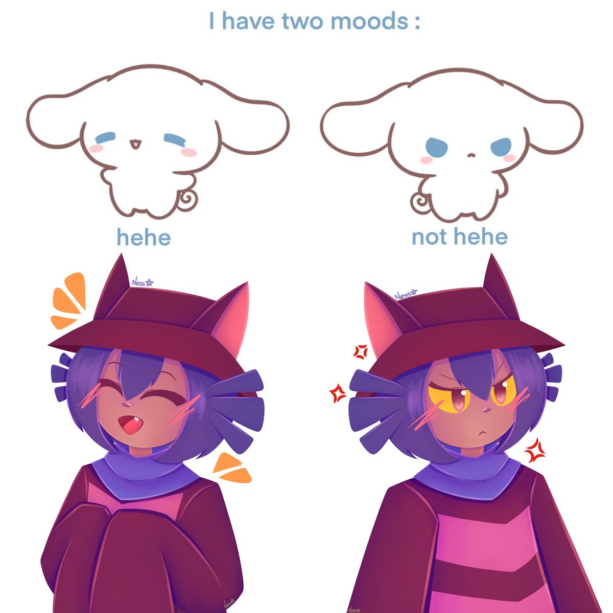phobialikethis's tweet photo. two moods; 💛-💢
.
.
.
#Oneshot #OneShotGame https://t.co/96RY7MAOAv