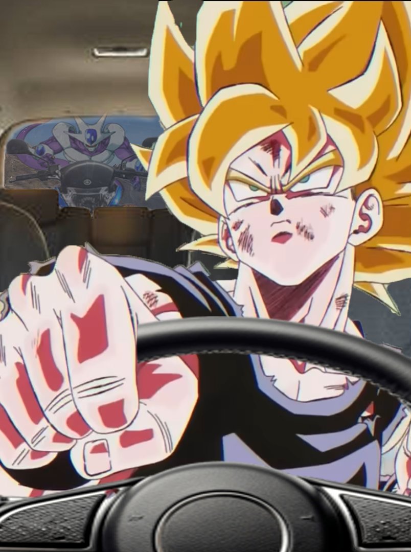 MagicWindSioux's tweet photo. Looking for memeable frames within GDC units' animations. Here's what I came up with for Goku. https://t.co/ZkBXxWaeV4