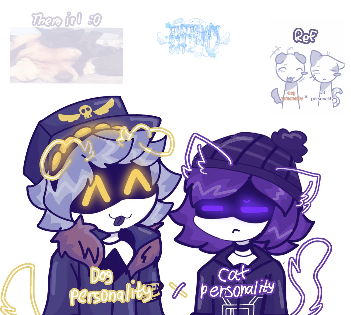 CUT13K1TTYC4TXD's tweet photo. ⊹₊˚‧︵‿₊୨ᰔ୧₊‿︵‧˚₊⊹ 
Dog personality x Cat personality 
Taggies~ <3: #murderdrones #nuzi #nxuzi 
 · · ─ ·ʚɞ· ─ · · https://t.co/iccJfcs9Uw