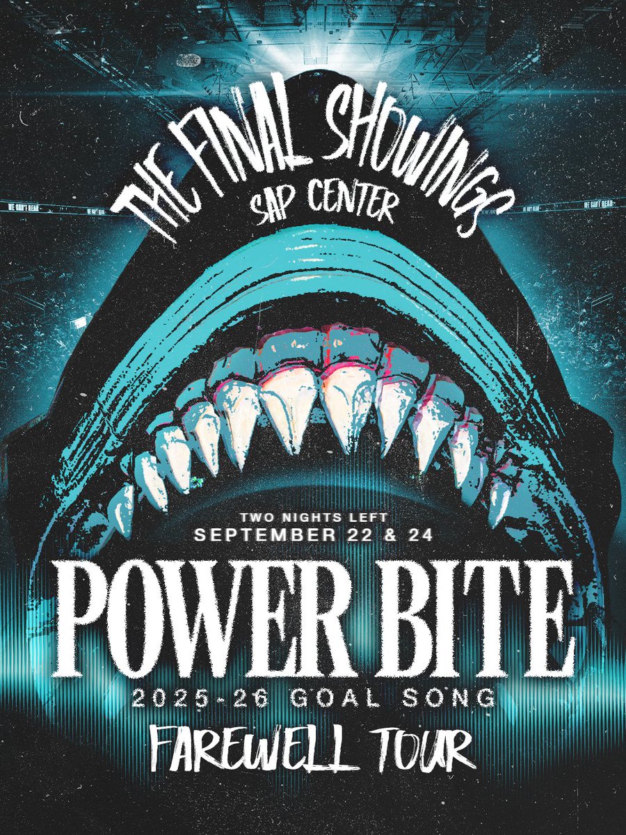SanJoseSharks's tweet photo. Don't miss its final showings. For two nights only! https://t.co/31n8gFiVBu