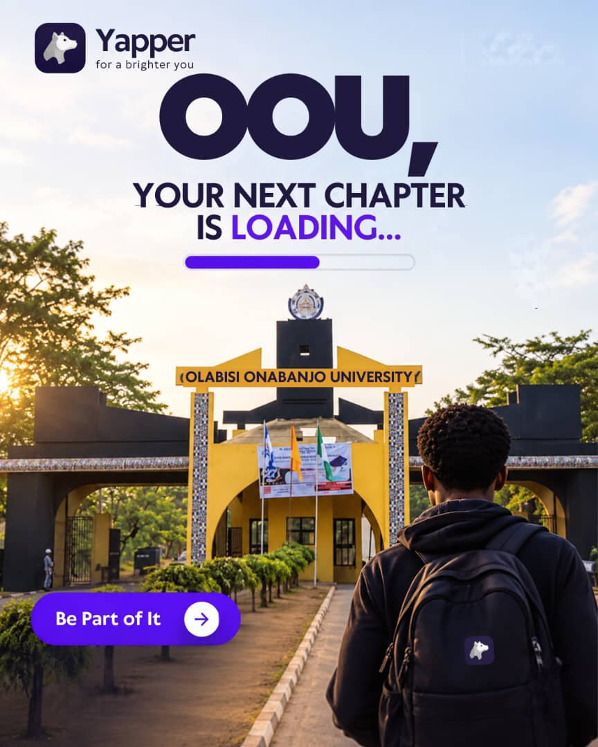 Yapper_oou's tweet photo. OOU, your next chapter is loading… ⏳💜
Something new is coming to campus.
New ideas. New connections. New opportunities.
A bigger you.
Get ready, OOU. 🐺
Be part of it.
#YapperOOU #OOU #YourNextChapter https://t.co/AREqdHOQhj