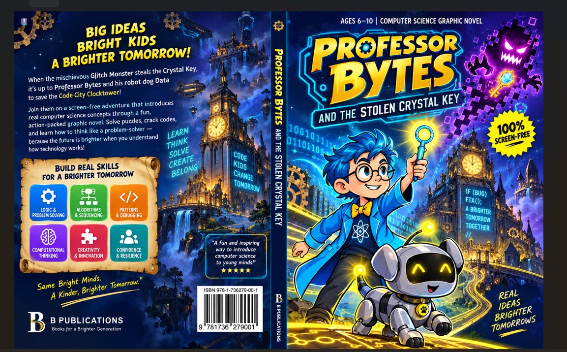 BSinghDxb's tweet photo. Unlock the power of coding—no screens required!
Meet Professor Bytes, a fun, hands-on guide teaching kids step-by-step logic, algorithms, and problem-solving through screen-free puzzles and games.
Fuel young minds with pure, tactile discovery!#ScreenFree #StemKids #CodingForKids https://t.co/yyyL6mjkm3