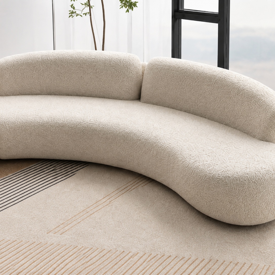 RobbieLakelem's tweet photo. Discover the perfect blend of comfort and contemporary design with our Modern Lobi Curved Modular Sofa. Featuring soft organic curves, spacious seating, premium upholstery, and a versatile layout, it brings elegance and functionality to modern https://t.co/hZIGVdrR4t