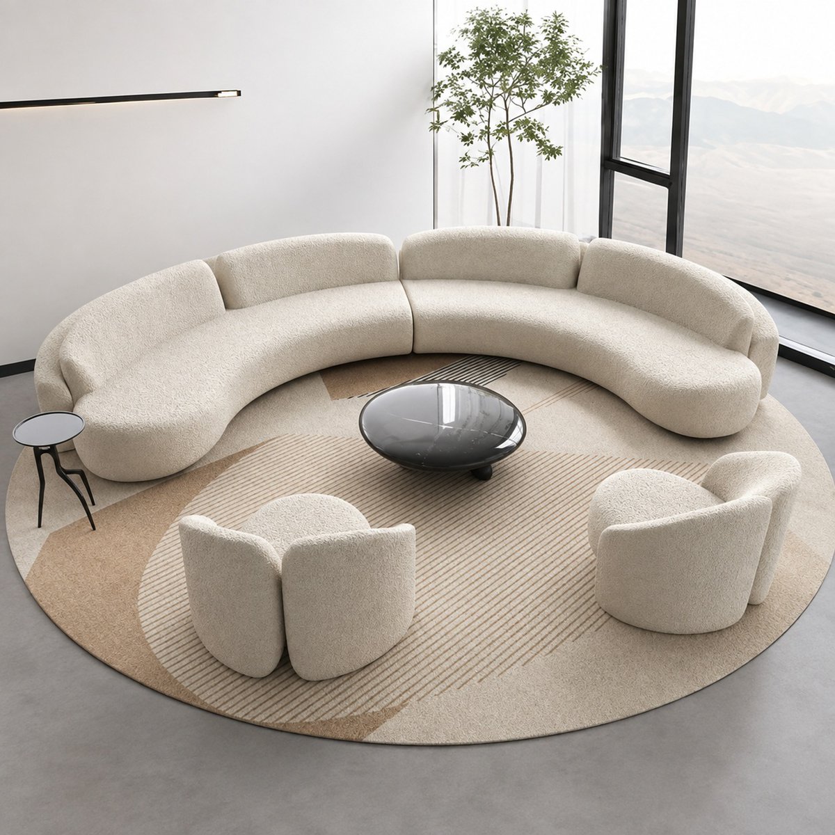 RobbieLakelem's tweet photo. Discover the perfect blend of comfort and contemporary design with our Modern Lobi Curved Modular Sofa. Featuring soft organic curves, spacious seating, premium upholstery, and a versatile layout, it brings elegance and functionality to modern https://t.co/hZIGVdrR4t