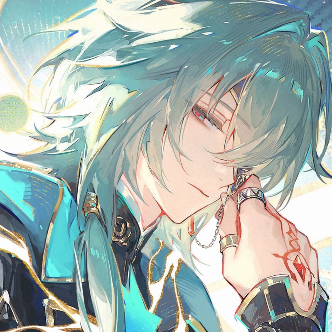 hyanaxa's tweet photo. I’m really glad @/renjianshilian0 worked on these anaxa official arts cuz he’s SOOO pretty in this artstyle my goat https://t.co/heSH3U3iJm