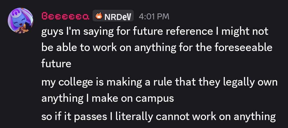 Bumblebeanana's tweet photo. Important
if I work on a project you own please read https://t.co/fiCvKB8qxL