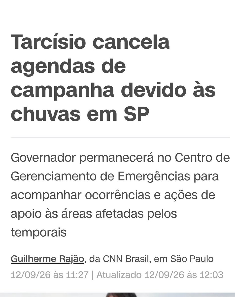 geopolis55's tweet photo. @lazarorosa25 O cara está cuidando do povo paulista. Já Haddad e o PT, nem um litro d'água enviaram para ajudar. Canalhas vagabundos https://t.co/EJFGcEcvZo