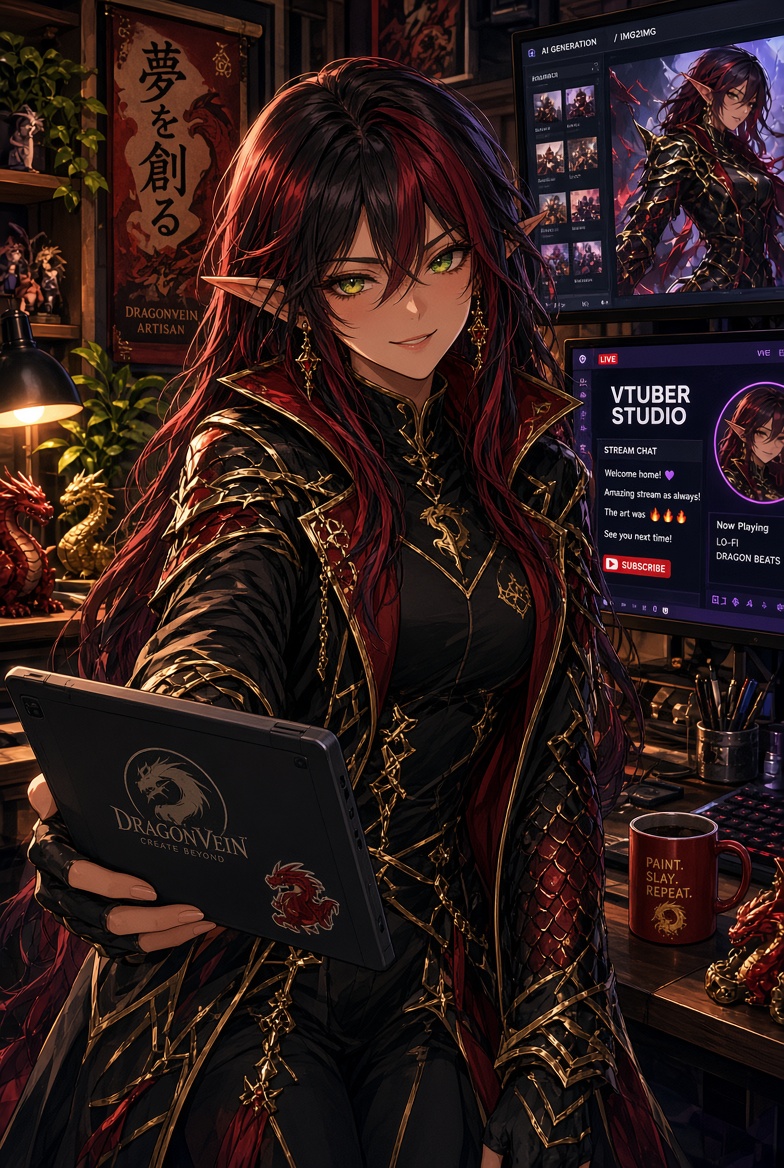 XrossLegends's tweet photo. @KirscheVerstahl I don't post a lot about myself so I think Grok was a bit limited, still this is a pretty good attempt, I may actually develop her further. https://t.co/BGJUGyjZPz