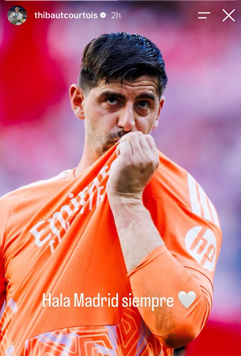 theMadridZone's tweet photo. 🚨 Thibaut Courtois; “Hala Madrid, FOREVER.” https://t.co/DeBpmOuxZN