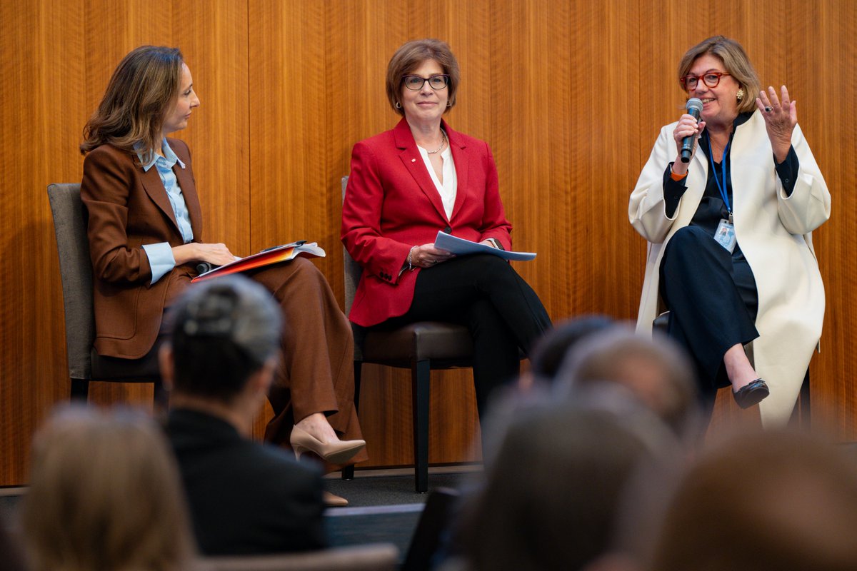 GPforEducation's tweet photo. Education is the foundation for solving today's challenges – driving growth, peace and resilience.

At #UNGA81, @GPECEO spoke with @EduCannotWait's @MaysaJalbout on sustainable education financing in times of conflict and shrinking budgets.

#FundEducation #MultiplyPossibility https://t.co/u6MfbSf1kx