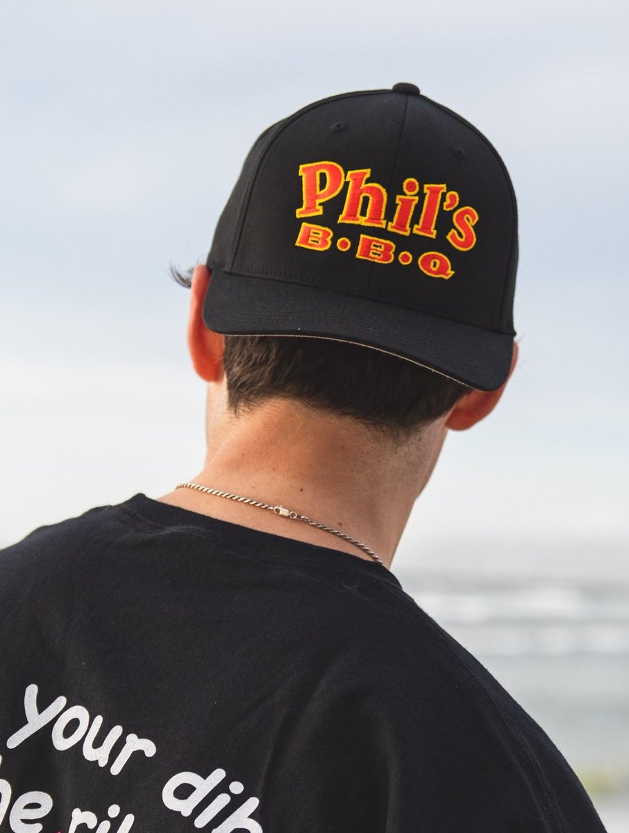 PhilsBBQSD's tweet photo. Cover your dome with Phil’s BBQ Trucker Hat - the easy, everyday lid that carries the Phil’s BBQ attitude. Shop the Trucker Hat now: https://t.co/fSbZJ6MJ4c 🧢🔥 #PhilsBBQ #Merch #BBQFans #TruckerHat https://t.co/RJiKIlovph