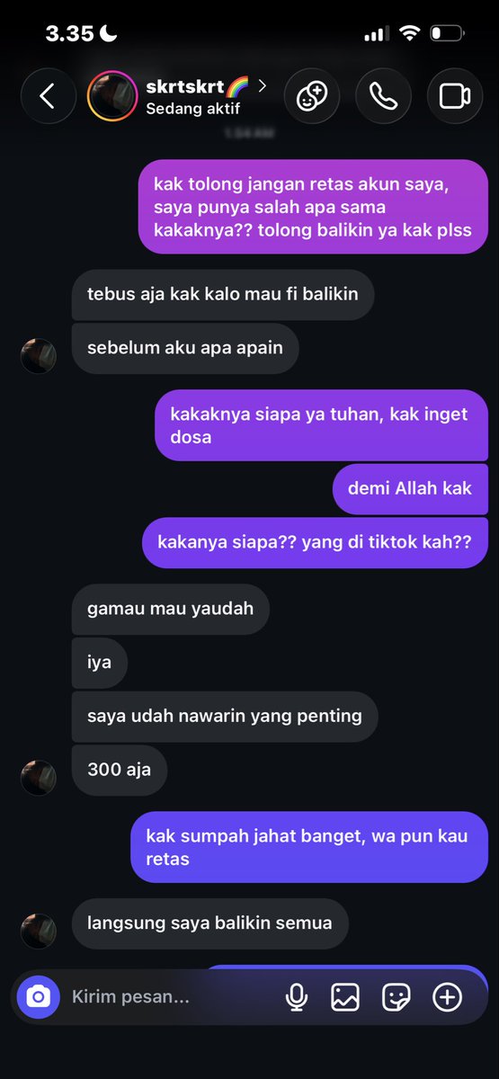 ppwneverend's tweet photo. TREMOR BANGET DINI HARI AKUN WA GUE KENA HACK

tolong teman-teman ini gimana, bnyk hal penting di wa ya Allah

mana sempet minta utang sama temen-temen gue. #hacker https://t.co/x1tsmsXk0z