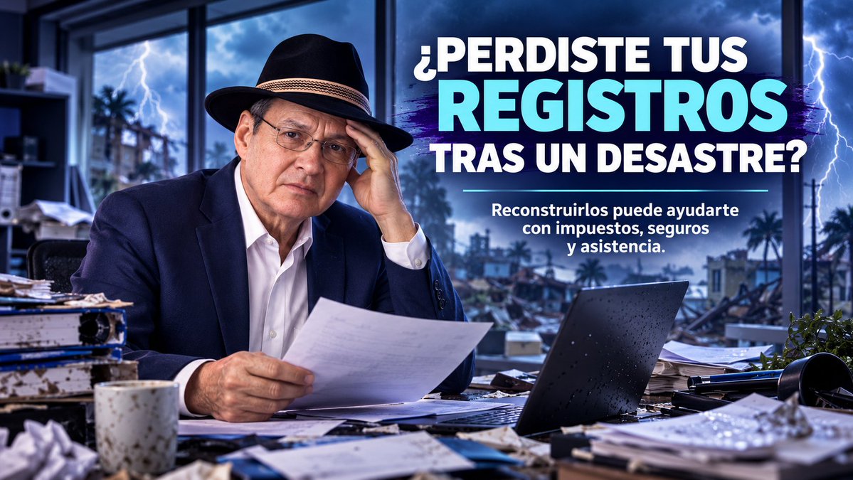 AllTax_Solution's tweet photo. ¿Un desastre dañó o hizo desaparecer tus documentos? 🌪️📂

El IRS recuerda que puedes reconstruir tus registros usando transcripciones, estados bancarios, pólizas, recibos, fotos y otros archivos disponibles.

Recuperar esa información puede ser clave para impuestos, seguros y asistencia después de una pérdida.

https://t.co/ErFhm9DV5q

#IRS #Impuestos #TaxTips #DesastresNaturales