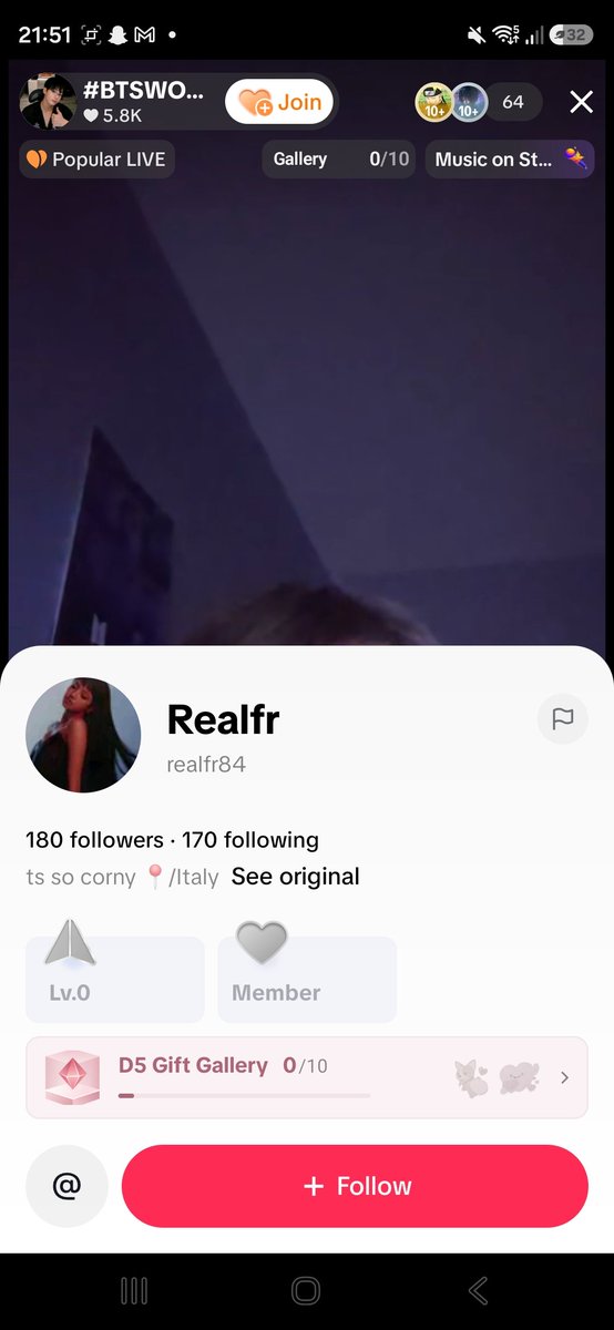 t4nniesminx's tweet photo. 🚨🚨REPORT THIS ACCOUNT ON TIKTOK FOR SPREADING MISINFORMATION ABOUT BTS🚨🚨
User: realfr84 
On tiktok https://t.co/vuIoOPozIX