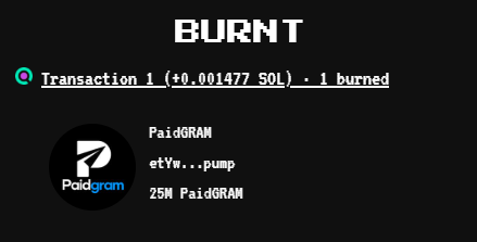 Paidgram's tweet photo. 25 Million tokens have been burned for now

https://t.co/Zq5T8m3ISc https://t.co/kD8s54DjwO