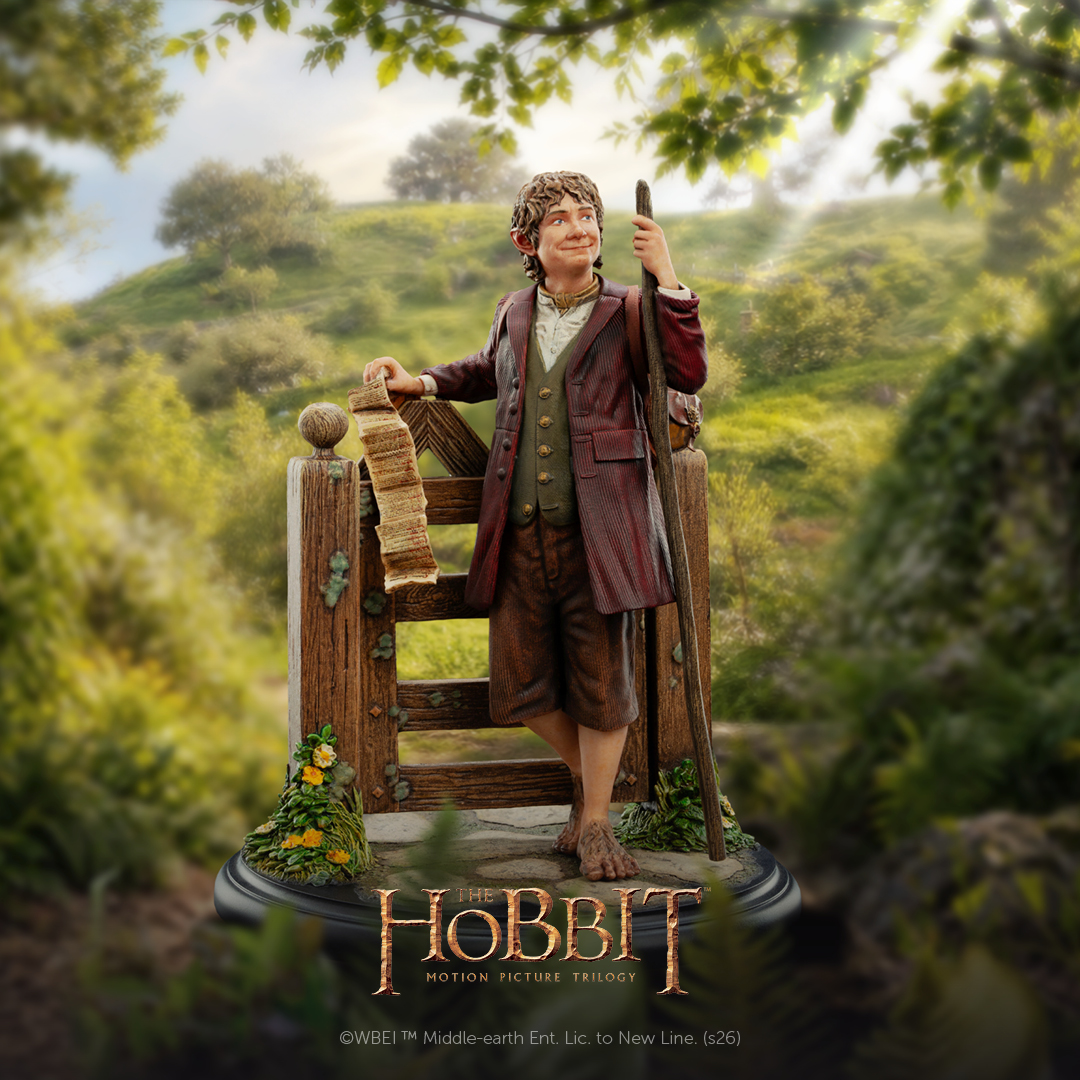 WetaWorkshop's tweet photo. Happy Hobbit Day! And of course, with birthdays come gifts.

Bilbo Baggins, ready for adventure. The long-teased Goblin King. A new light-up Bag End, a Rosie Cotton Art Card, and lots of little surprises.

Which will you unwrap first? https://t.co/9W54ORaJ24 https://t.co/pjJyvospuA