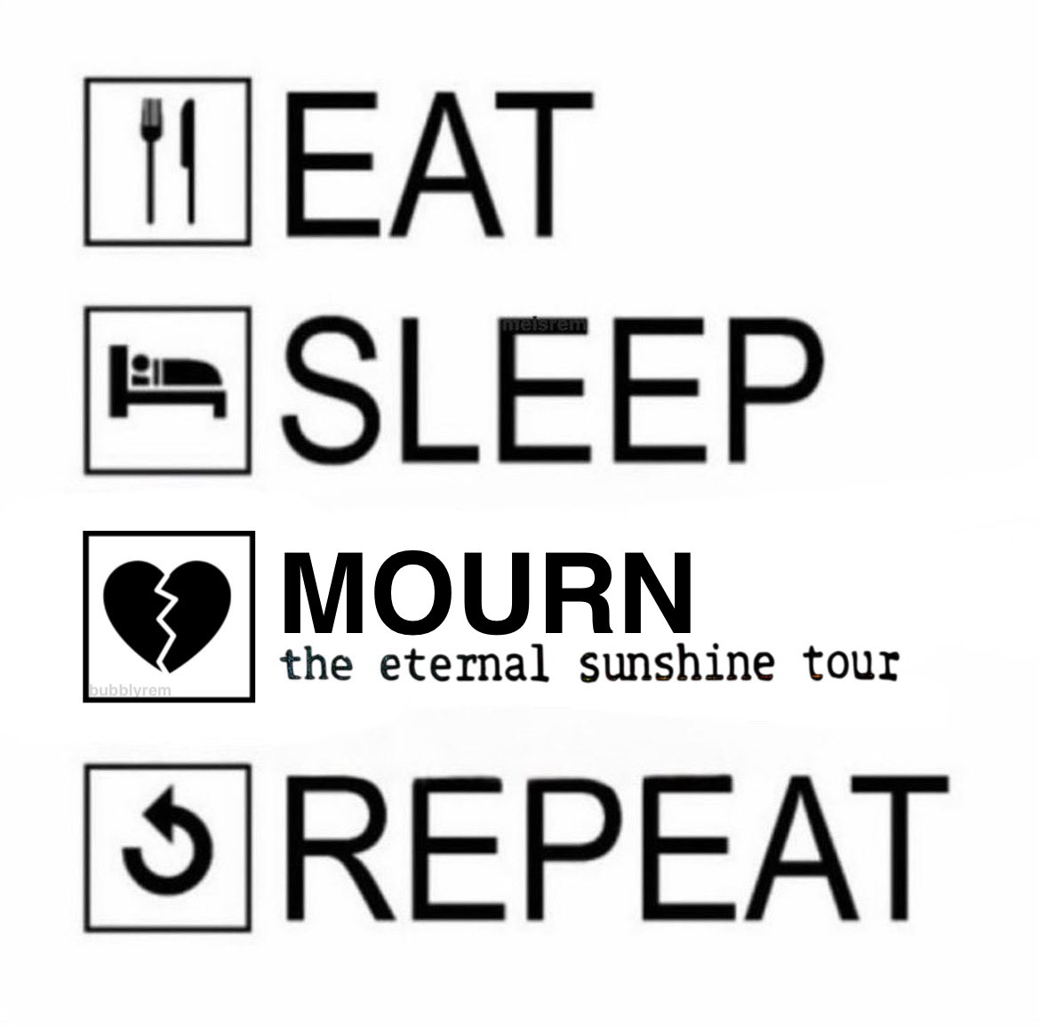 bubblyrem's tweet photo. mournful days ahead https://t.co/XxkgvalQcH