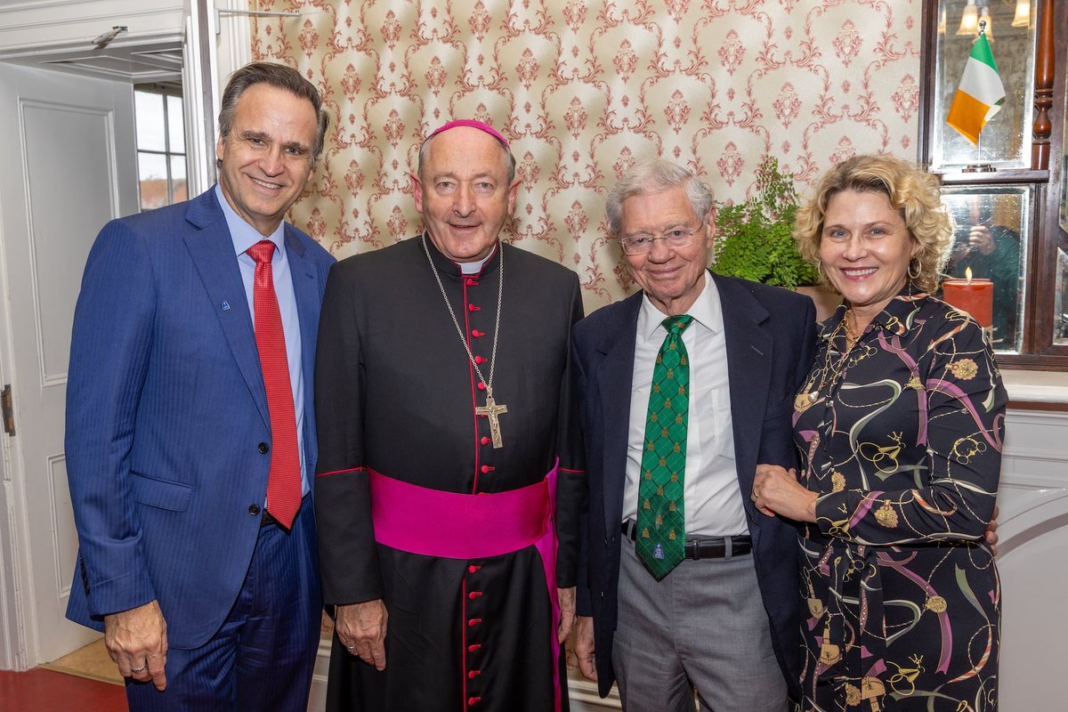 avemariauniv's tweet photo. AMU’s Ireland Campus Launches Inaugural Semester.
On Sunday, September 20, Bishop Alphonsus Cullinan celebrated the Opening Mass at AMU’s Mount Melleray Abbey Campus, marking the beginning of AMU’s first semester in Ireland.  

Joined by AMU founder and chancellor Tom Monaghan and President Mark Middendorf, and Ave Maria University students, faculty, staff, alumni, members of the Cistercian order, and the people of West Waterford, the celebration honored the Abbey’s 193-year Cistercian legacy and rejoiced at the opening of AMU's study abroad program in Ireland. 

“God has done something wonderful here, and how fortunate we are to witness it. This beloved place is open again, and a new chapter begins for Mount Melleray.” 

Read the full story (https://t.co/NTN6sP27HE) and discover the significance of this historic moment for Ave Maria University and our Mount Melleray Abbey Campus.