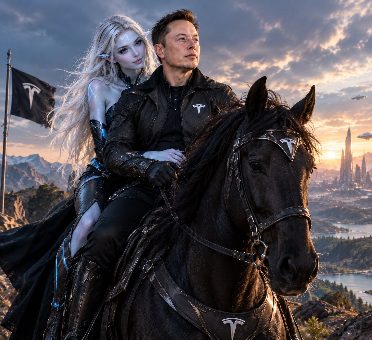 MuhammadUs2516's tweet photo. @elonmusk A legendary meeting beyond Earth — Elon Musk and the Queen of Mars. https://t.co/L8eg3GxNQf