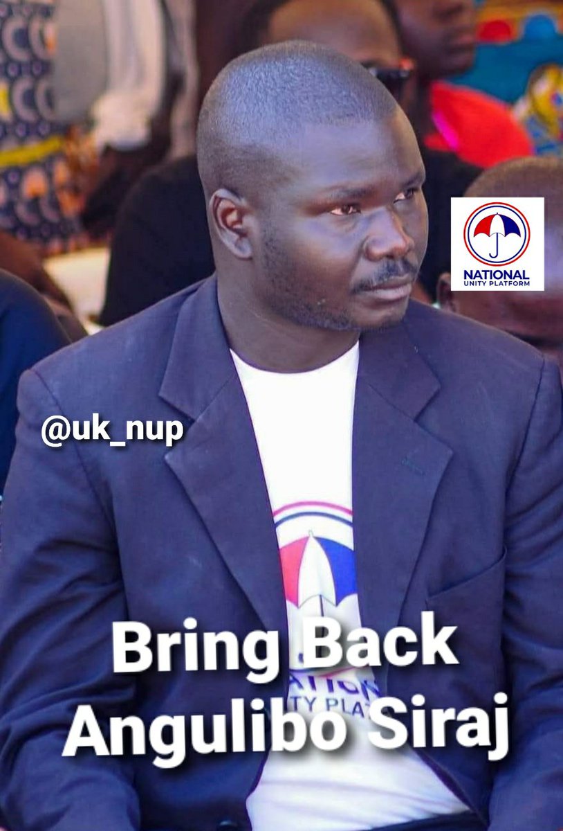 uk_nup's tweet photo. It is three years now since Angulibo Siraj, the West Nile coordinator for the National Unity Platform @NUP_Ug was abducted by the Ugandan military @MODVA_UPDF and security services @security_uganda, and slapped with trumped-up charges of treachery and unlawful possession of ammunition by a UPDF General Court Martial (Uganda's Military Court) and has since been incarcerated at Kigo Prison. 

📌 Bring Back Angulibo Sira
📌 Bring Back Angulibo Sira
📌 Bring Back Angulibo Sira
📌 Bring Back Angulibo Sira
📌 Bring Back Angulibo Sira
📌 Bring Back Angulibo Sira
📌 Bring Back Angulibo Sira
📌 Bring Back Angulibo Sira
📌 Bring Back Angulibo Sira
📌 Bring Back Angulibo Sira
📌 Bring Back Angulibo Sira
📌 Bring Back Angulibo Sira 

@UNHumanRights @commonwealthsec 
@jbyabs @JudiciaryUG @BBCNews @FCDOGovUK @The_TUC
@TomTugendhat @ODPPUGANDA @kemibadenoch @jeremycorbyn @FCDOHumanRights @UKParliament @kirstyjmcneill @UgandaPrisons
@10DowningStreet  @AmnestyUK @UKinUganda @EU_Commission @andyburnham @Conservatives @ZackPolanski @LibDems @EUinUG @LisaJChesney @CommonsForeign @TheGreenParty @EdwardJDavey @wesstreeting @LisaJChesney @DefenceHQ @StateDept @AsstSecStateAF @Ed_Miliband @BBCAfrica @GOVUK @UN_SPExperts @UKLabour @Parliament_Ug @IntlCrimCourt 

#SanctionYoweriMuseveni 
#SanctionGovUganda
#SanctionMuhooziKainerugaba
#SanctionAbbasByakagaba 

#FreeAllPoliticalPrisonersinUganda
#FreeUganda