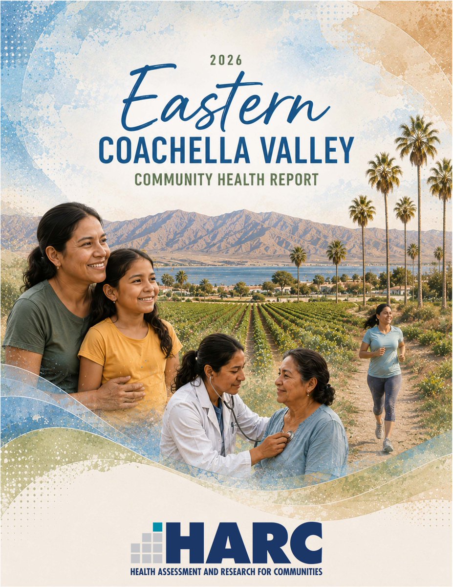 HARCdata's tweet photo. 📊 HARC's new Eastern Coachella Valley Health Report highlights key community health challenges and opportunities. Download the report at https://t.co/8wIpwnQutP and see how data can drive positive change. Thanks to DAP Health, IEHP Foundation &amp; Innercare. https://t.co/SlWR5MLRFS