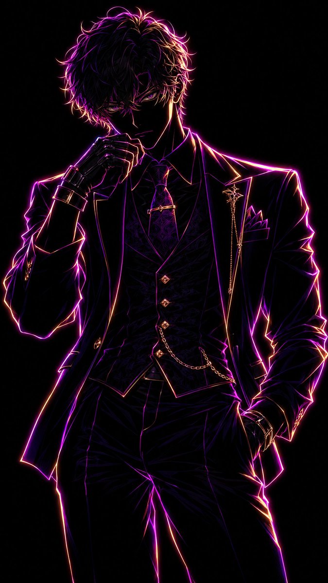FuckTheSystem0x's tweet photo. This prompt transforms your character into a cinematic neon silhouette, capturing their identity through glowing contours and absolute darkness.

“When the world fades to black, the soul leaves its outline.”

Prompt in replies.
#CrownAI https://t.co/tZYxmJuFX6