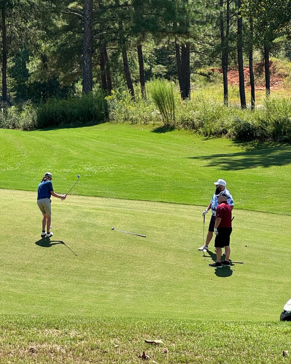 GABaptist's tweet photo. Earlier this month, Pastor Wellness hosted Georgia Baptist pastors for a day of golf at Currahee Golf Club in Toccoa.

This was one small opportunity to give them a chance to step away, recharge, and enjoy time with fellow pastors.

Thank you to all who joined! https://t.co/ewhjy6Kv3Q