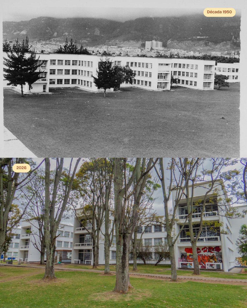 ArchivoUNAL's tweet photo. Volvemos a algunos de sus espacios para descubrir cómo se han transformado con los años.

¡Felices 159 años, UNAL! 💚 https://t.co/cPTT0K1MVD