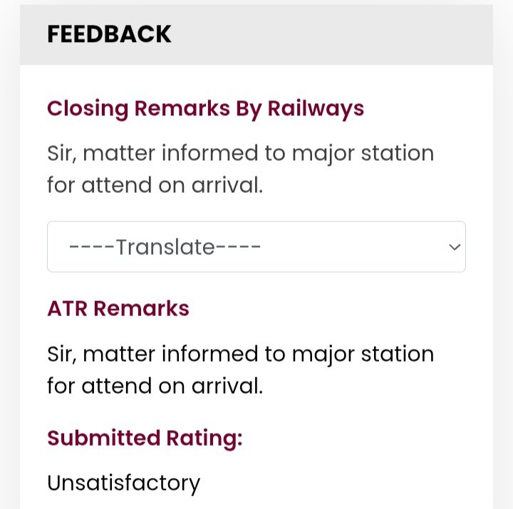 HritwickPurwar's tweet photo. @DRMKhurdaRoad @RailwaySeva @kgprail @srdmekur1 The complaint has been closed without it even being attended.

Your RailMadad Reference No. 2026092200701 has been closed. 
@serailwaykol https://t.co/04ay300nfB