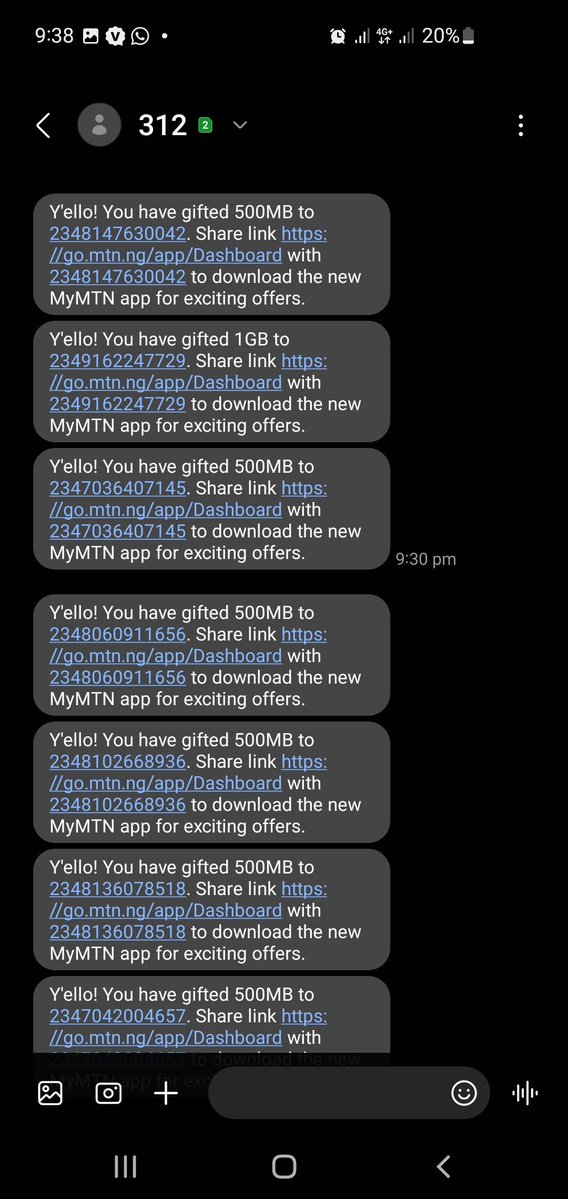 dremcxl's tweet photo. Hi @MTNNG I did 3.2 gb for 1000 like I normally do everyday which doesn’t even cover a whole day mostimes then some annoymous person sends me the same balance after I just recently did 3.2 then sends out 5gb https://t.co/BmSPxR82wd