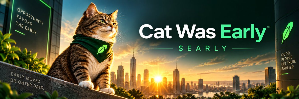 CatWasEarly's tweet photo. Everyone sees it after it gets loud.

The cat saw it before the timeline noticed. 🐱

Before the crowd.
Before the noise.
Before the move.

Cat Was Early.

CA：0x427115D3467252aF40E38507374402E72e12B3e9 https://t.co/Yr6kLUcpxP