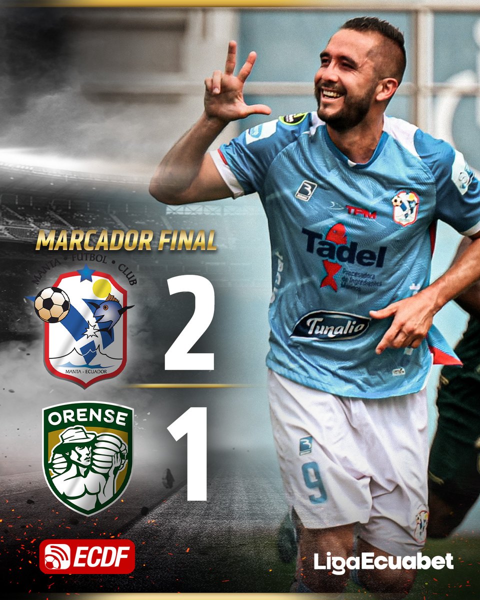 ElCanalDFutbol's tweet photo. 🔝🇪🇨 ¡LOS ATUNEROS SUEÑAN CON LA SALVACIÓN! 🇪🇨🔝
📌 #MantaFC derrotó 2-1 a #Orense en el Estadio Jocay por la fecha 1 del Hexagonal de Descenso de la #LigaEcuabet
🤔 ¿Fue un resultado justo? https://t.co/cstk6vhf1Q