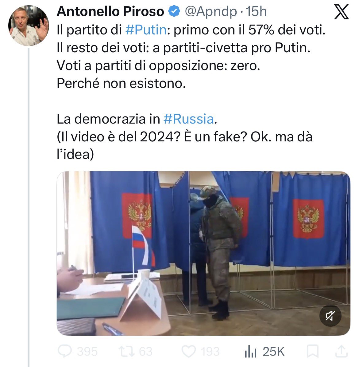 Covidioti's tweet photo. "Il video è fake?"
Pazienza, lo divulgo come fosse vero.
La logica del giornalista medio https://t.co/K0yvHeW04b